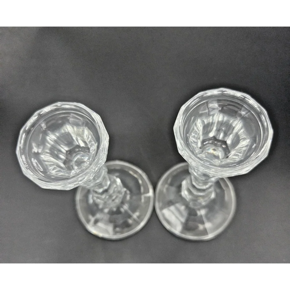Cristal d'Arques 1991 Lead Crystal Candlestick Holders 8.25